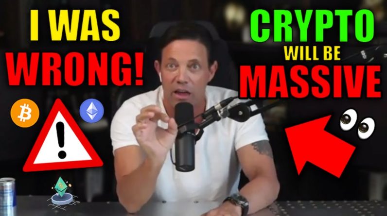I WAS WRONG ABOUT BITCOIN! Jordan Belfort Explains Why GAMESTOP MONEY will flow into Cryptocurrency!