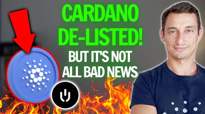 CARDANO (ADA) JUST GOT DELISTED! (NOT FUD) | DeHub Metaverse Crypto Price Analysis
