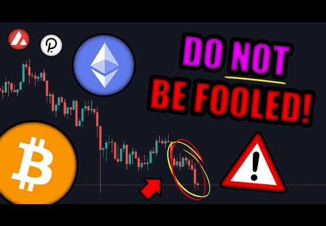 ⚠️ Cryptocurrency Investors - IT'S A TRAP! | BITCOIN & ETHEREUM CRASHING DUE TO *THIS* MANIPULATION!