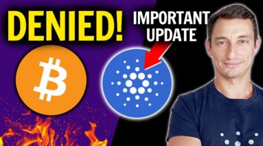 Bitcoin ETF, SEC Denied ❌ Cardano: The Good News... and the bad