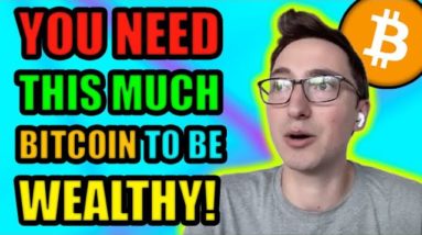 You Need To Own THIS MUCH Bitcoin Become WEALTHY in 10 Years | INSANE Crypto Price Prediction