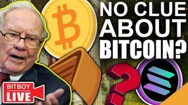 CLUELESS About BITCOIN (Warren Buffett Won't Even Pay $25 For It)