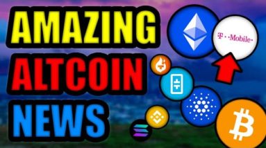 T-Mobile Launches Ethereum Staking! AMAZING NEWS FOR ALTCOINS! (Theta, Binance, Solana, & Cardano)