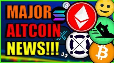 OMG!!! MAJOR ALTCOIN PUMP!!! Bitcoin & Ethereum Soar! Crypto News