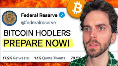 CRYPTO HODLERS: I URGE YOU TO PREPARE NOW.. BEFORE FED MEETING ON FEBRUARY 1ST