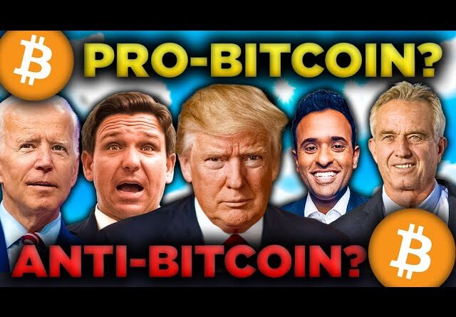 Which 2024 US Presidential Candidates are PRO-BITCOIN? (TRUMP vs DESANTIS)