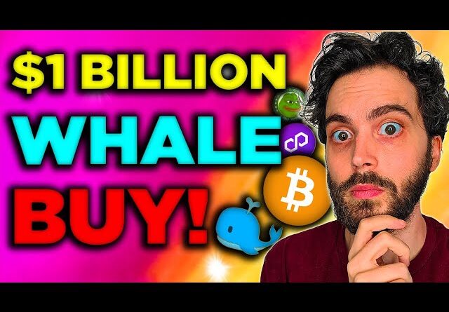 WHALE ALERT: $1 Billion Bitcoin REVEALED! PEPE is OVER!? (Crypto News)