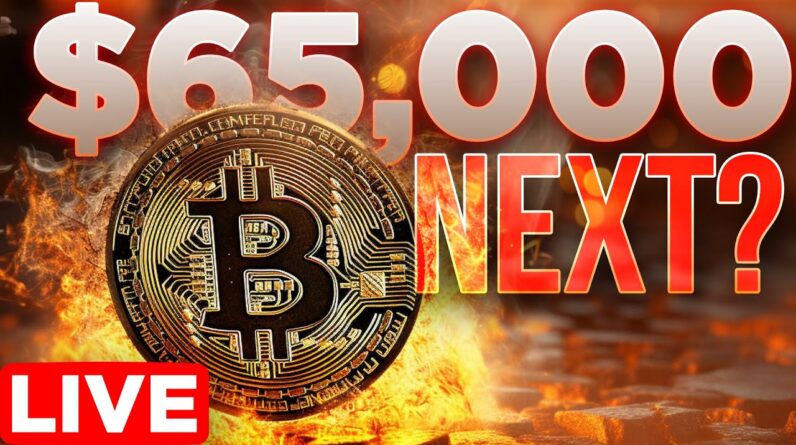 Bitcoin Climbing To $65,000 Next?š„Crypto Market Update LIVE